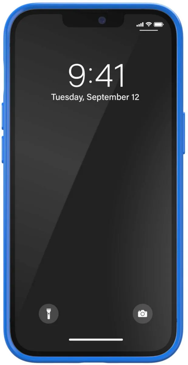 adidas Snap Case Trefoil hoesje voor iPhone 13 & iPhone 13 Pro - Blauw