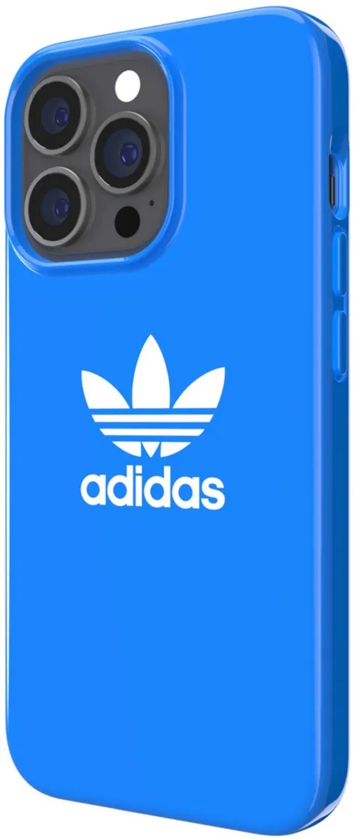 adidas Snap Case Trefoil hoesje voor iPhone 13 & iPhone 13 Pro - Blauw