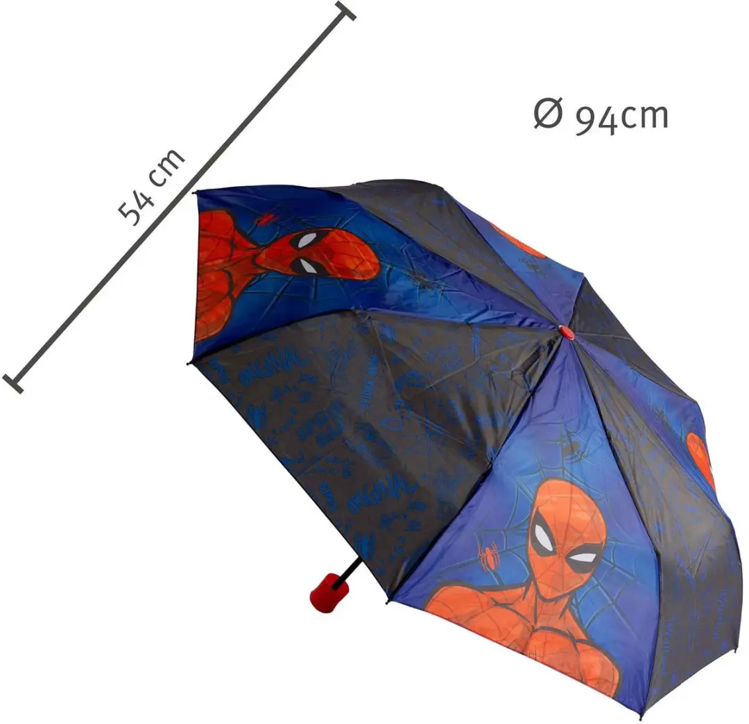 Spider-Man Kinderparaplu - Ø94cm - Blauw - afbeelding 2 van 3