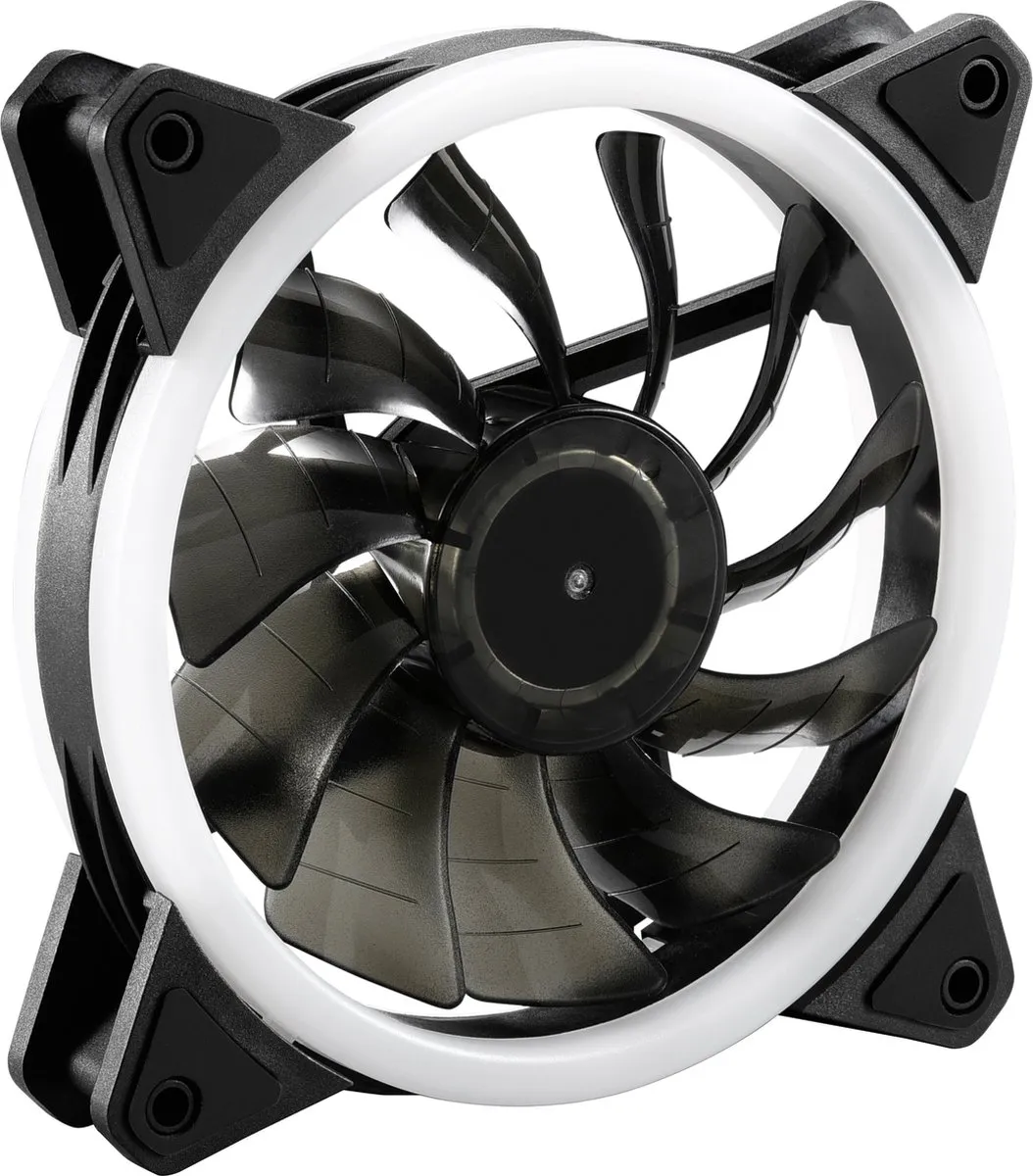 Sharkoon 4044951034307 Ventilator 12cm - Zwart