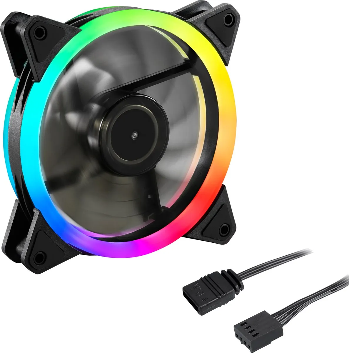 Sharkoon 4044951034307 Ventilator 12cm - Zwart