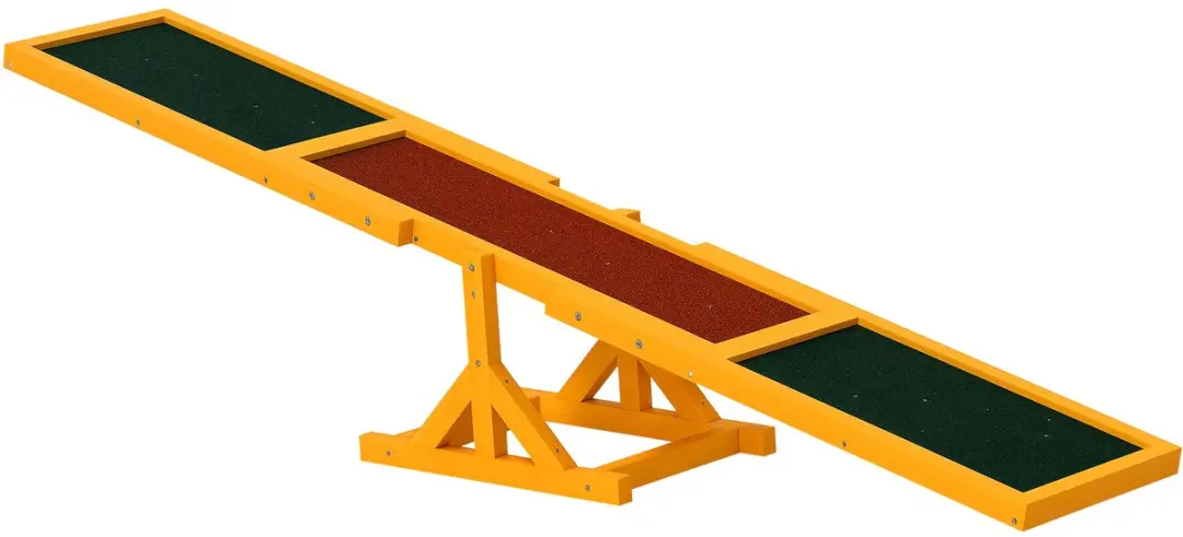 PawHut-Huisdier Behendigheidswip-Hout-180x30x30cm-Groen, baksteen