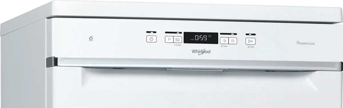 Whirlpool WFC3C42P Vaatwasser 14 Couverts - 8 Programma's - Wit - afbeelding 6 van 6