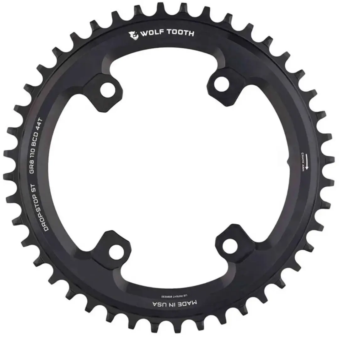 Wolf Tooth Grx Drop St Kettingblad Zilver 38t