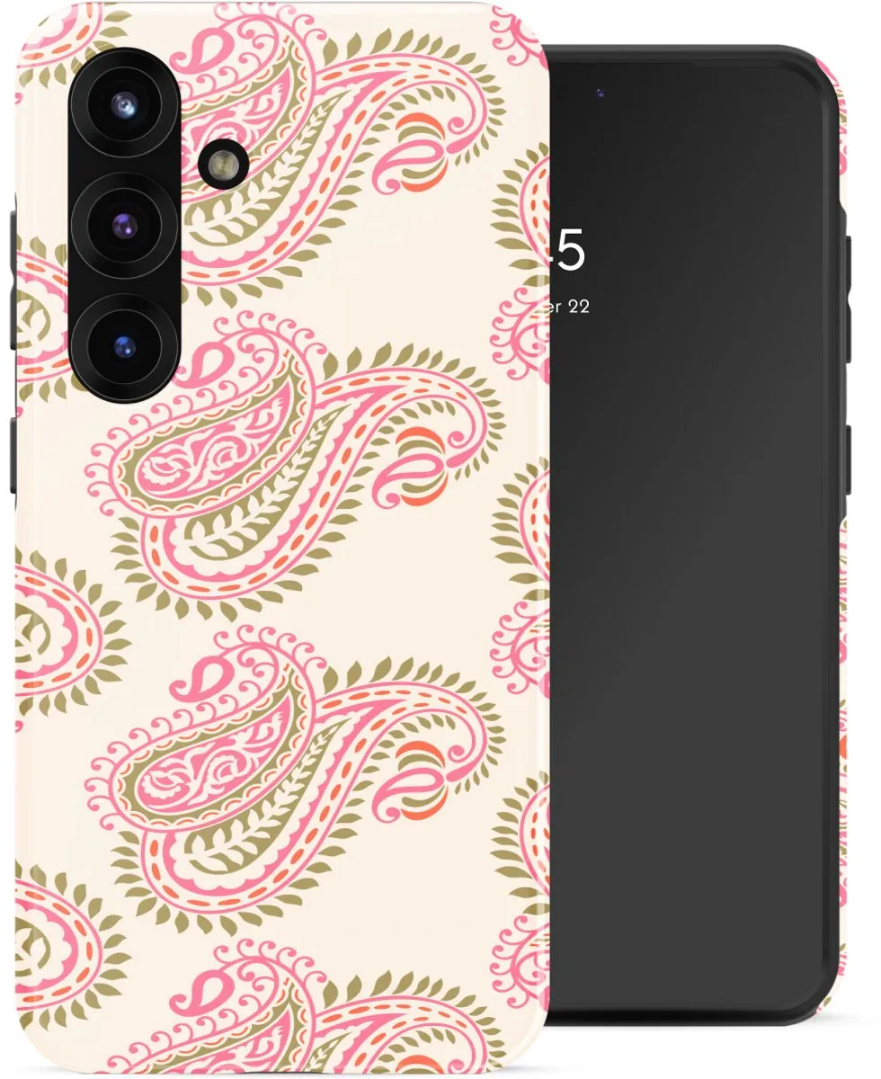 Selencia Paisley Blush Hoesje Samsung Galaxy S25