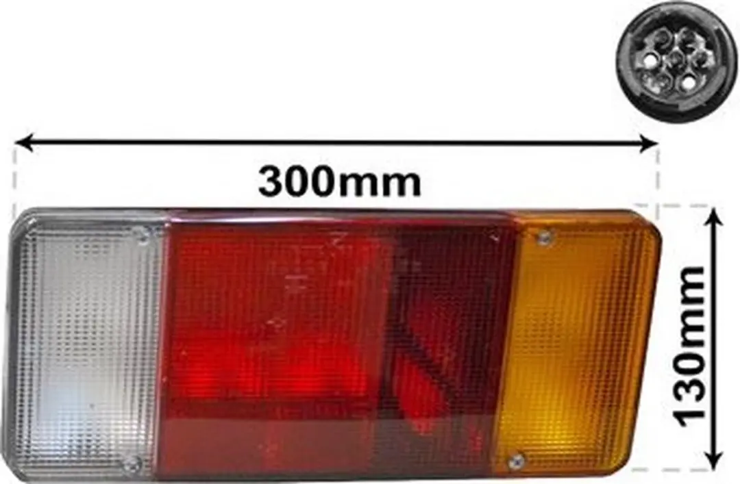 Achterlicht rechts Iveco Daily Iii Open Laadbak/ Chassis. Model: 1998-03