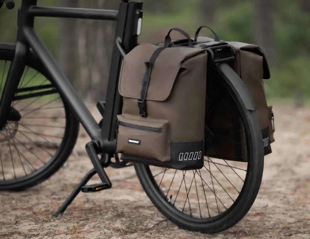 Urban Proof Cargo Dubbele Fietstas 38L - Bruin - afbeelding 2 van 6
