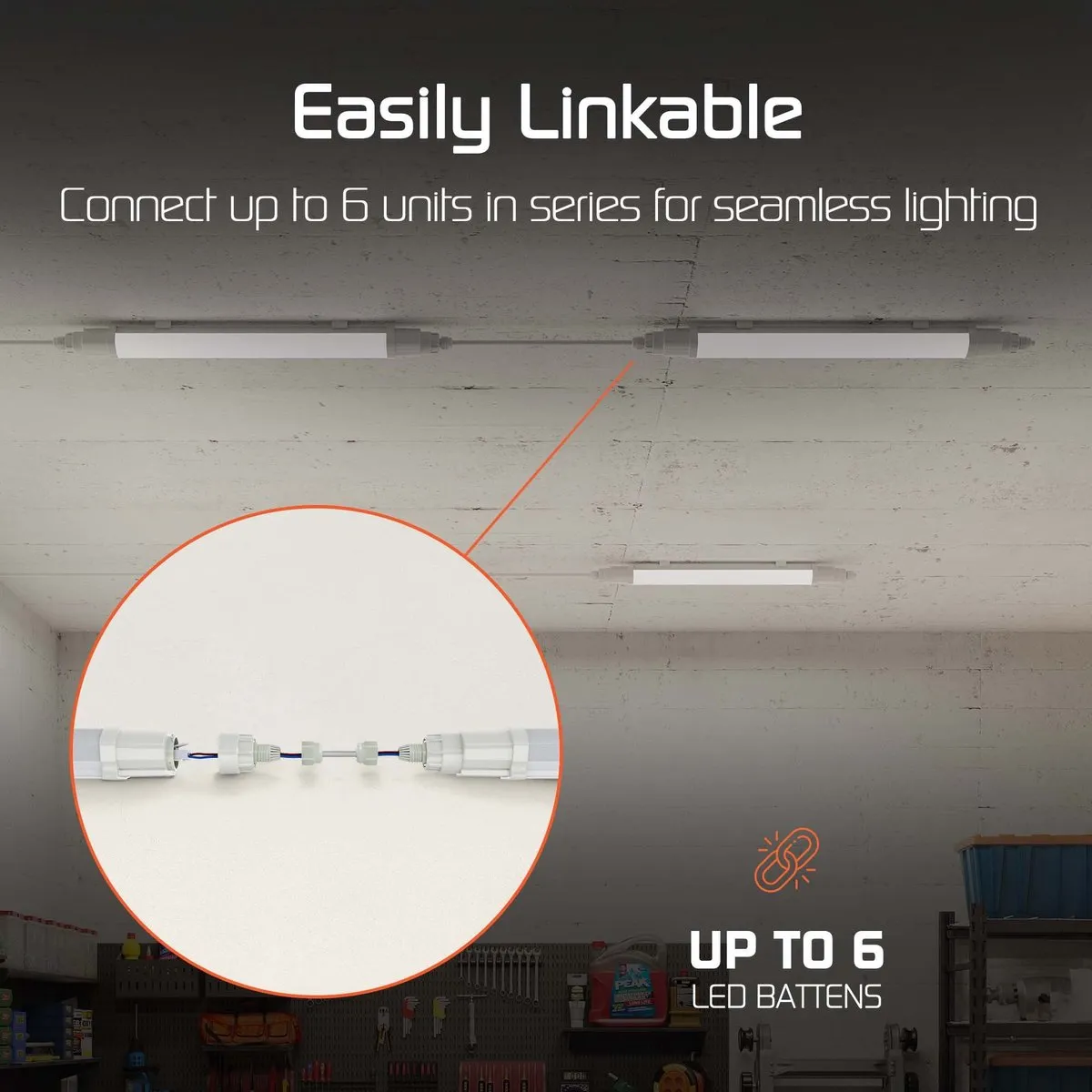 Ledvion LED Armatuur 60cm 12W 4000K - 1440 Lumen IP65