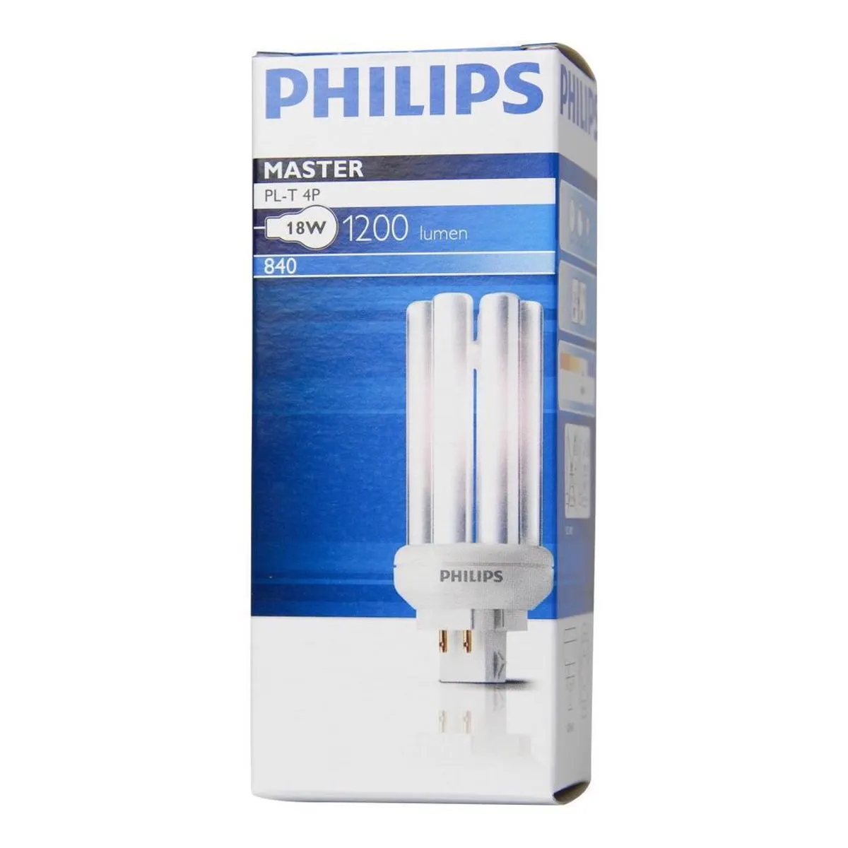 Philips PL-T 18W 840 4P MASTER TL-lamp - Mat - 4000K