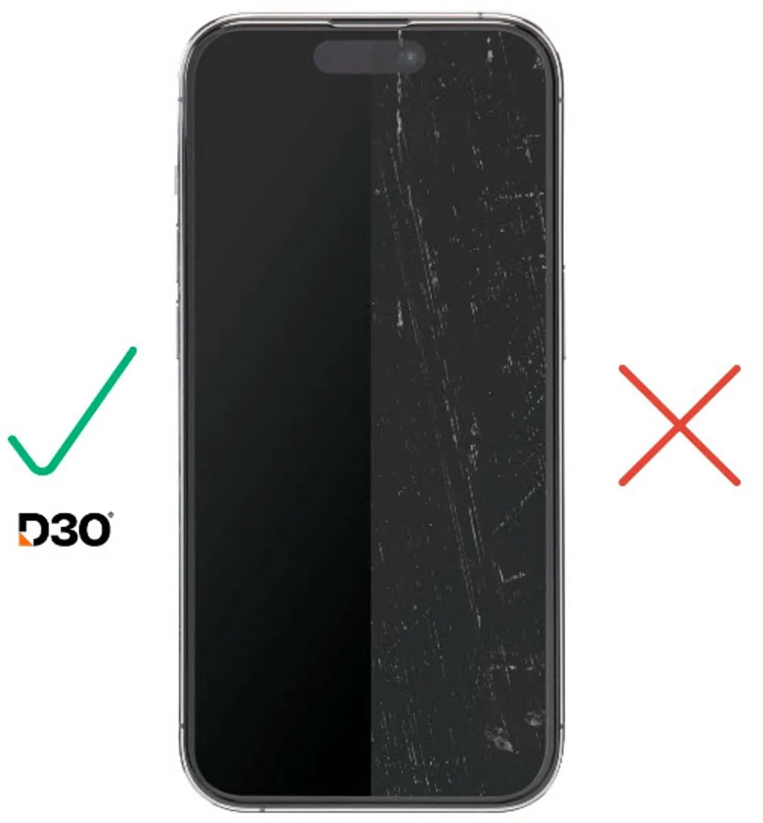 Hama Extreme Protect Screenprotector iPhone 15 Pro - Met montagehulp
