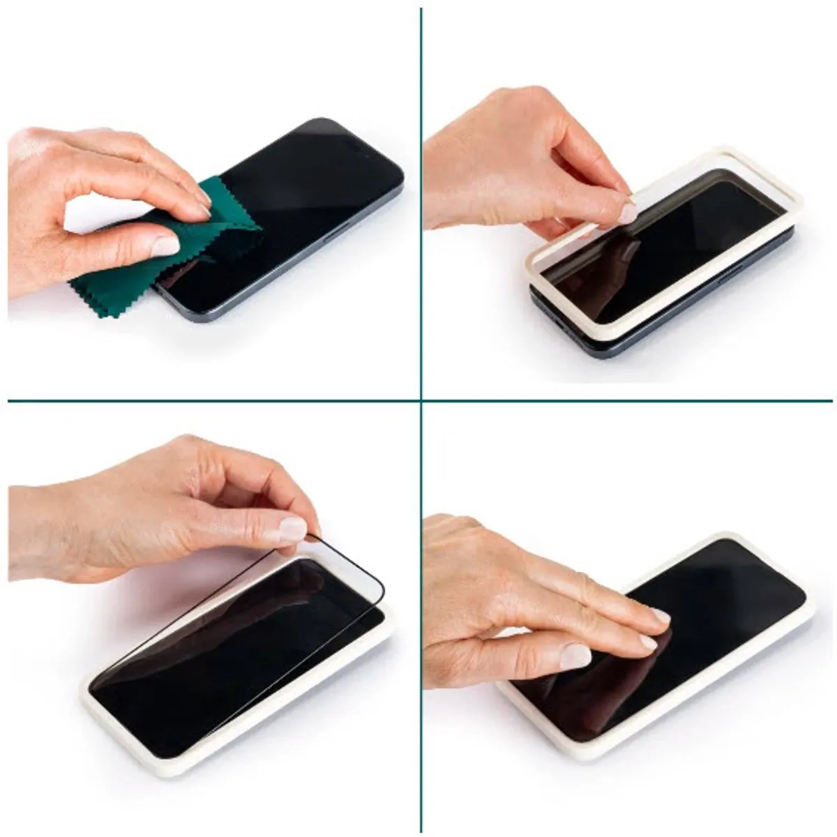Hama Extreme Protect Screenprotector iPhone 15 Pro - Met montagehulp