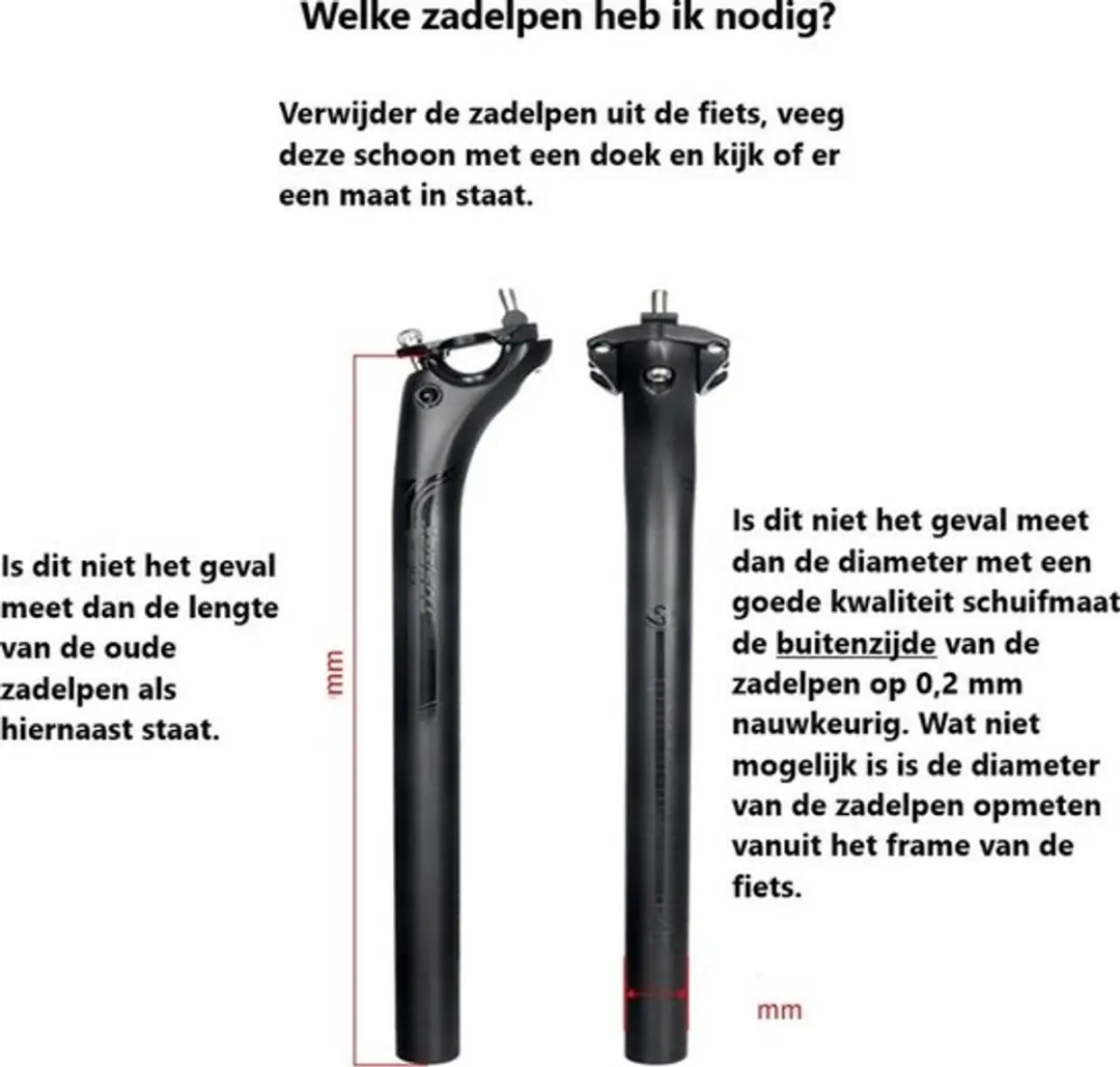 Ritchey Comp Zero Zadelpen Ø31.6mm - 400mm - Zwart - afbeelding 2 van 2