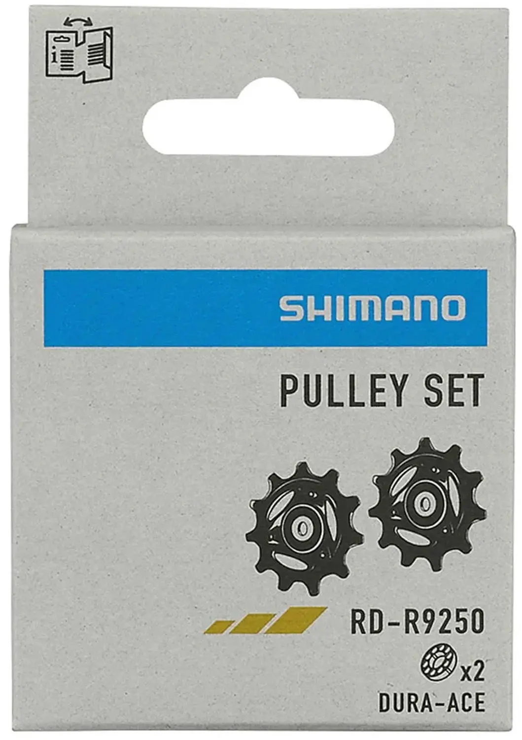 Shimano Dura-Ace R9250 Derailleurwieltjes Set - Zwart - afbeelding 2 van 5