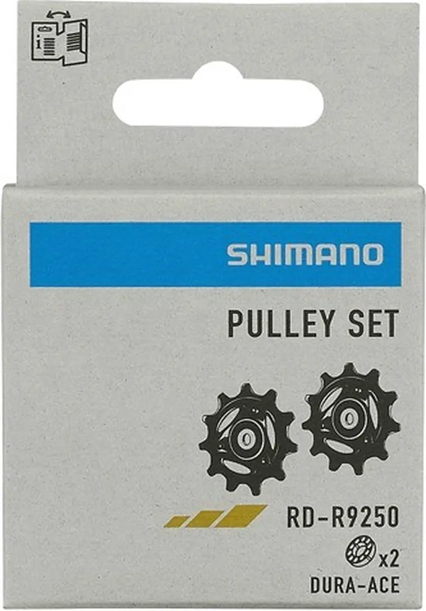 Shimano Dura-Ace R9250 Derailleurwieltjes Set - Zwart - afbeelding 3 van 5