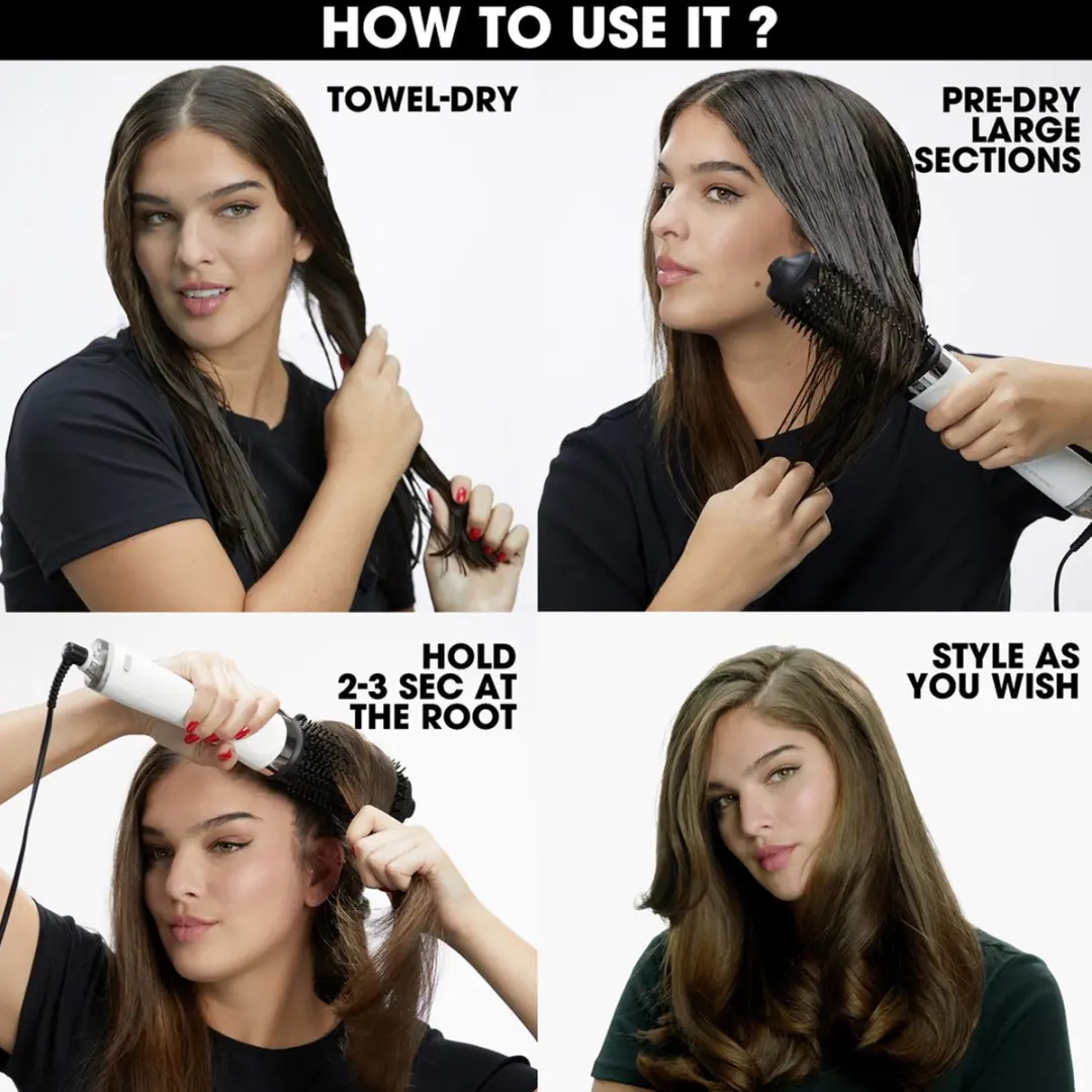 ghd Duet Blowdry 2-in-1 Haarföhnborstel - Lila - afbeelding 3 van 6