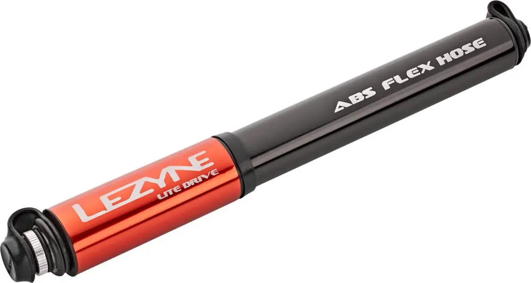 Lezyne Lite Drive Mini Handpomp 160psi - Rood - afbeelding 6 van 6