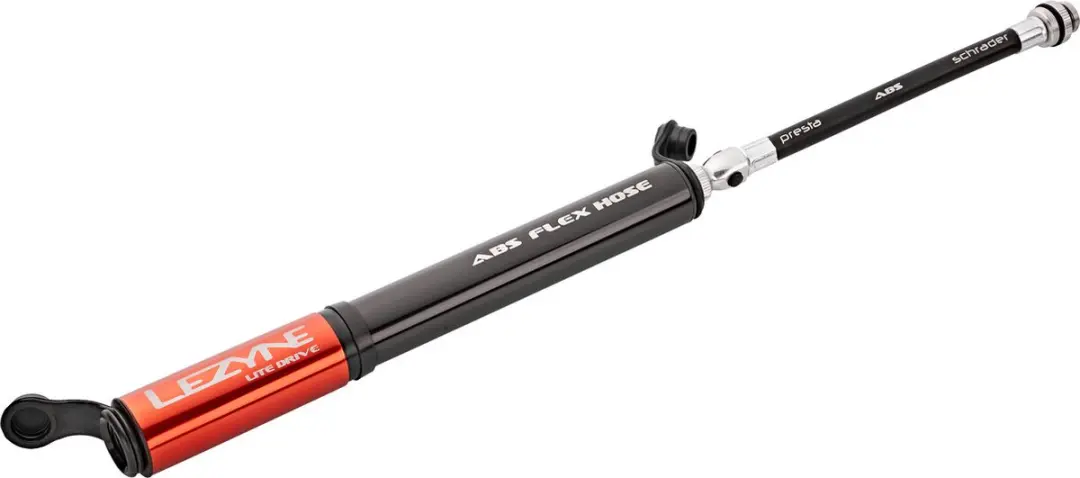 Lezyne Lite Drive Mini Handpomp 160psi - Rood - afbeelding 2 van 6