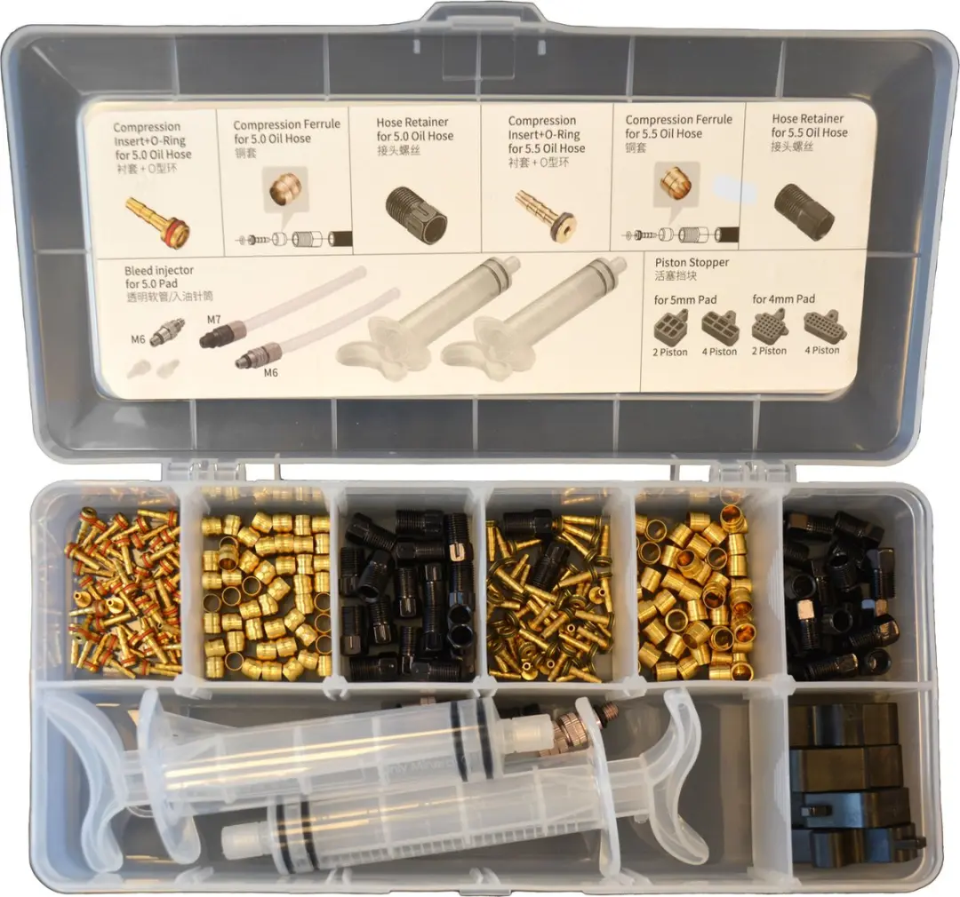 Schijfrem service-kit Tektro t.b.v. ø5.0 & 5.5mm remleiding