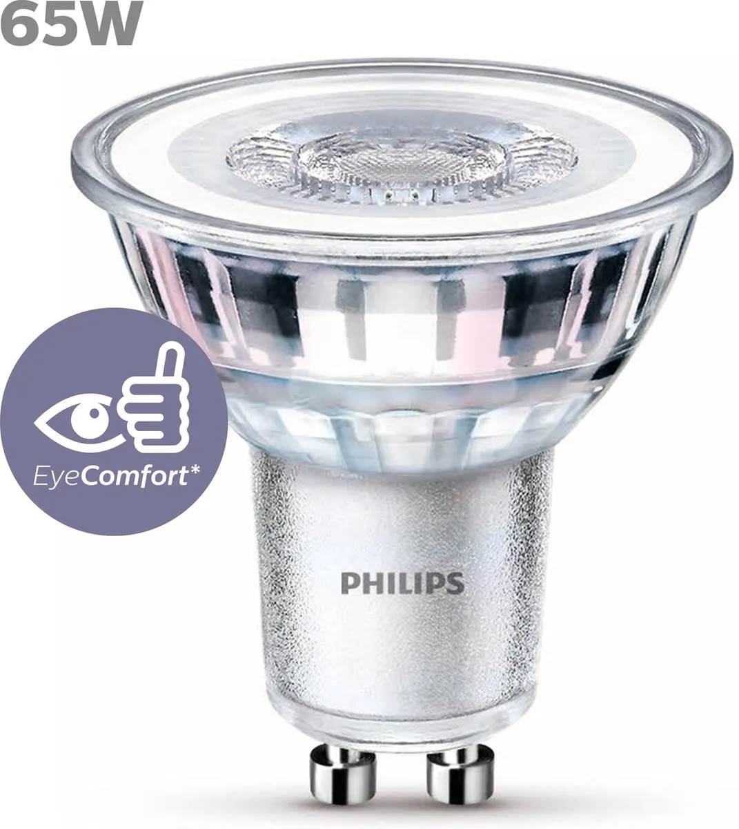 Philips LED Spot GU10 4.9W Wit Licht