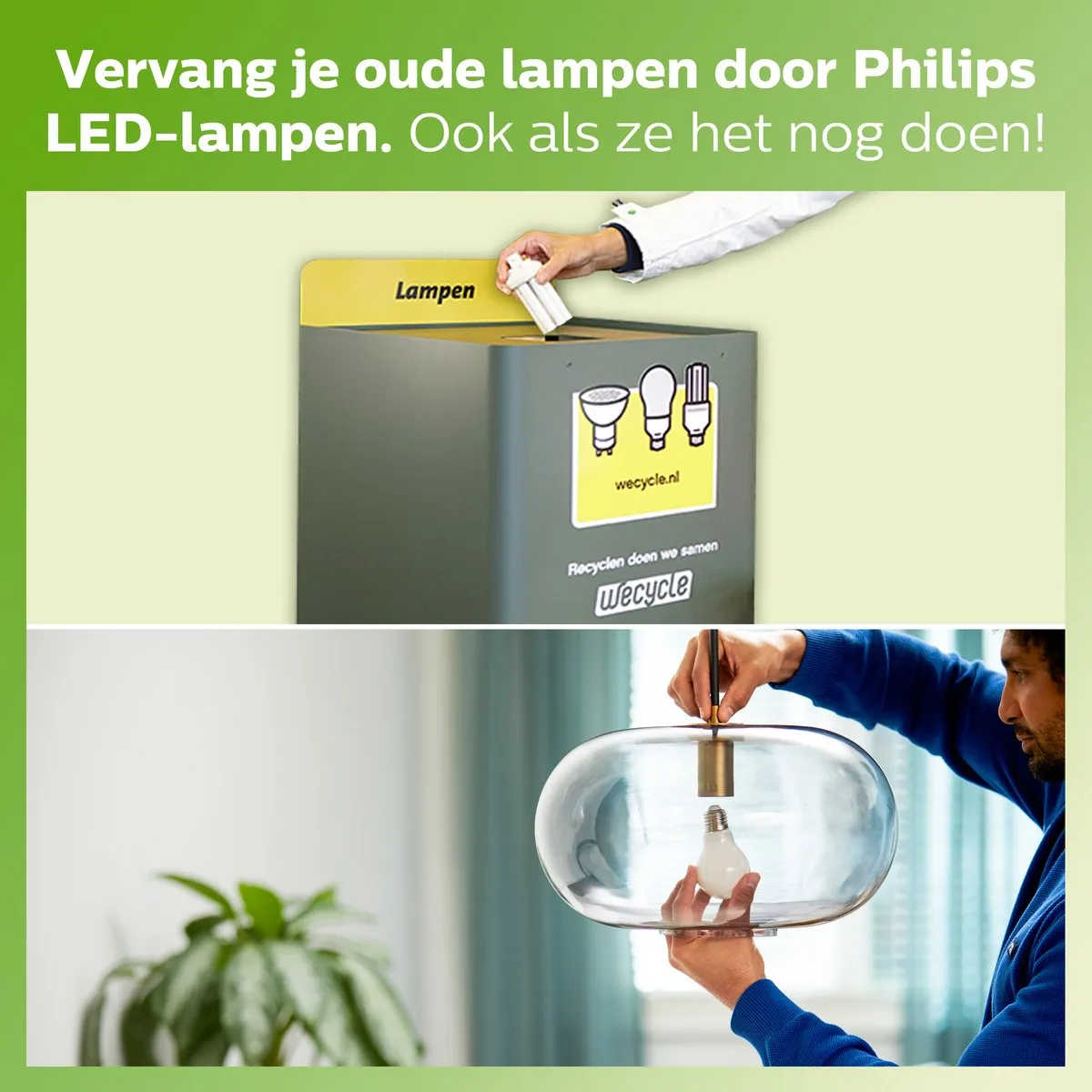 Philips LED Spot GU10 4.9W Wit Licht