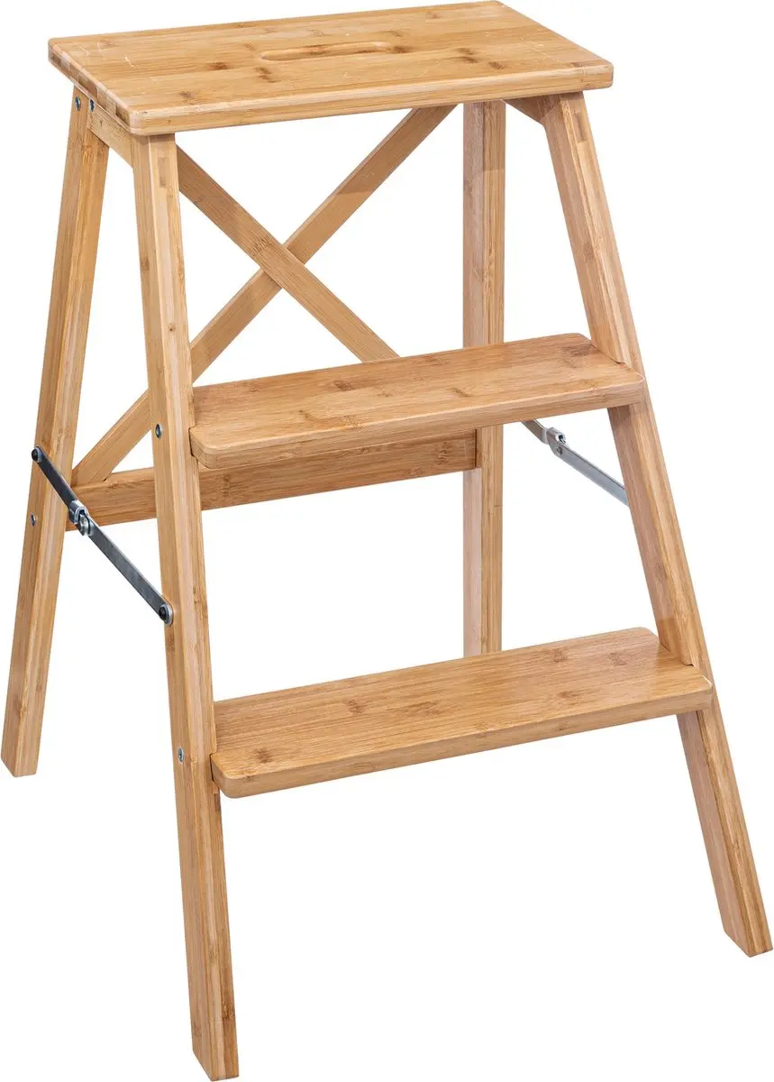 5Five Trapje / Krukje / Opstapje Bamboe