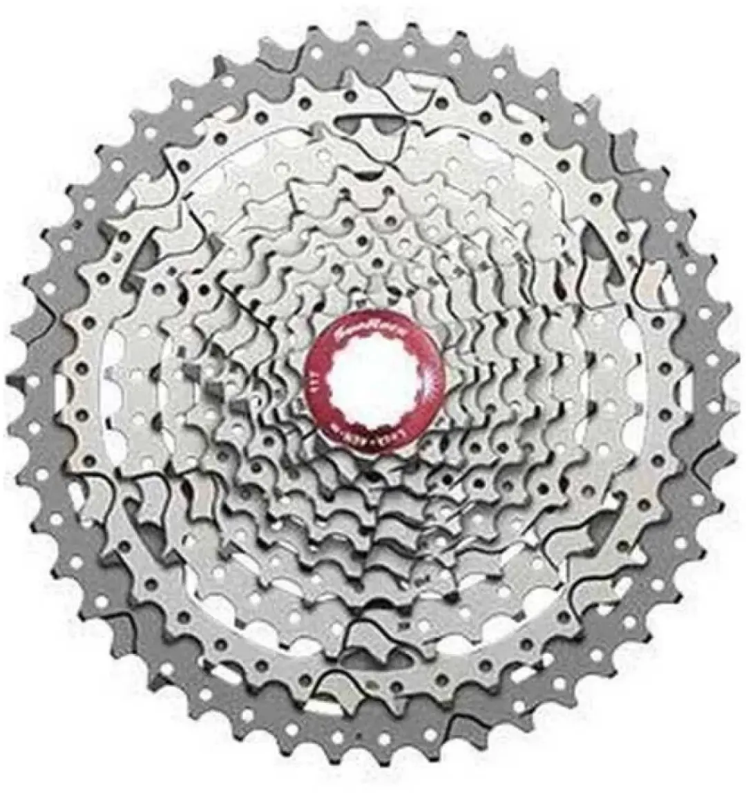 Sunrace CS-MX3 10-speed cassette 11-46T - Zilver - afbeelding 5 van 6