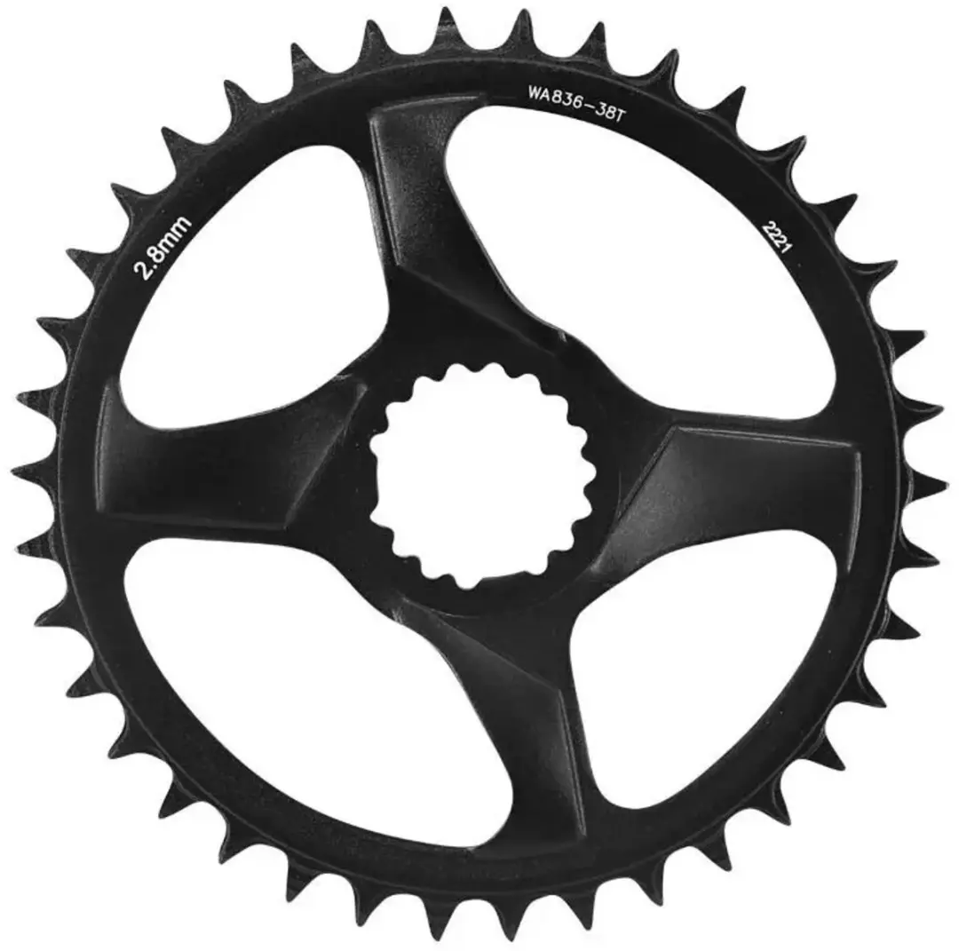 FSA Afterburner Schotel Narrow Wide 210591 - Zwart/Zilver - afbeelding 2 van 2