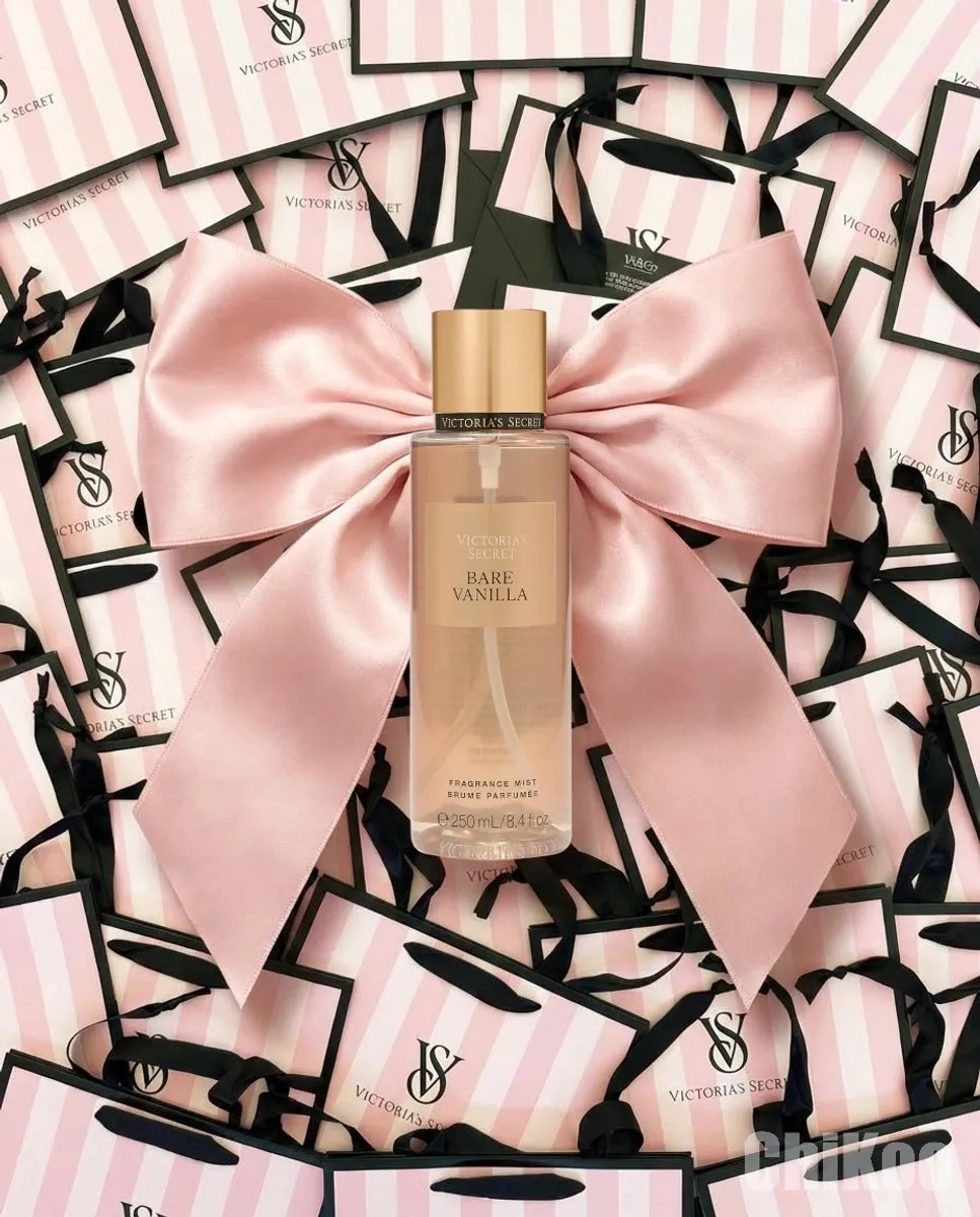 Victoria's Secret Bare Vanilla | Geparfumeerde Body Mist | Dames Fragrance Parfum 250 ML | Inclusief Cadeautasje & Cadeautje