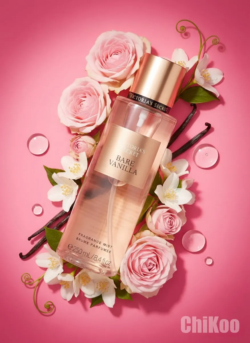 Victoria's Secret Bare Vanilla | Geparfumeerde Body Mist | Dames Fragrance Parfum 250 ML | Inclusief Cadeautasje & Cadeautje