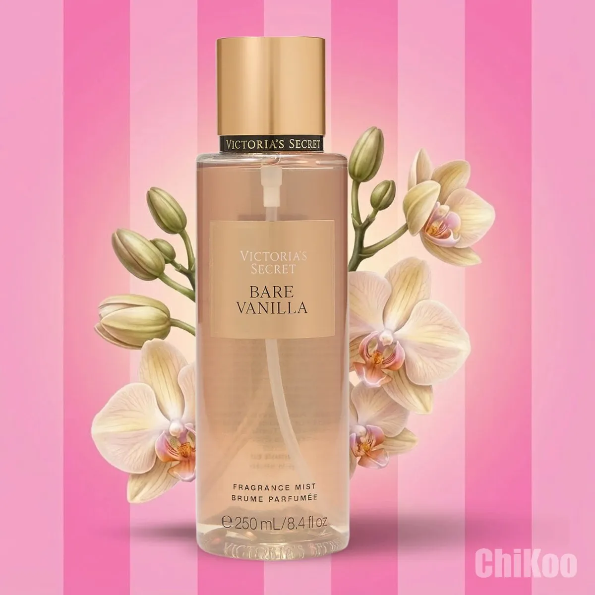 Victoria's Secret Bare Vanilla | Geparfumeerde Body Mist | Dames Fragrance Parfum 250 ML | Inclusief Cadeautasje & Cadeautje