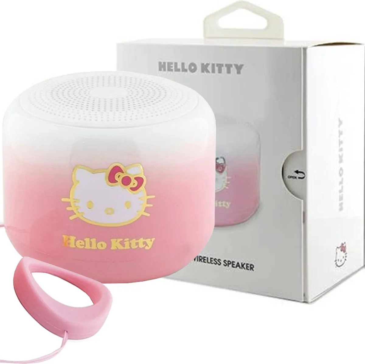 Hello Kitty Mini Portable Bluetooth Speaker - Roze