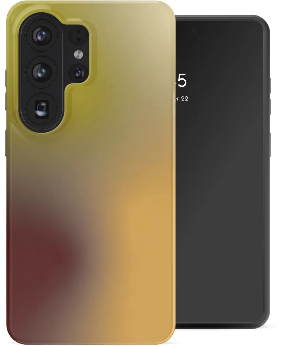 Selencia Hoesje Samsung Galaxy S26 Ultra Gradient Olive Dust