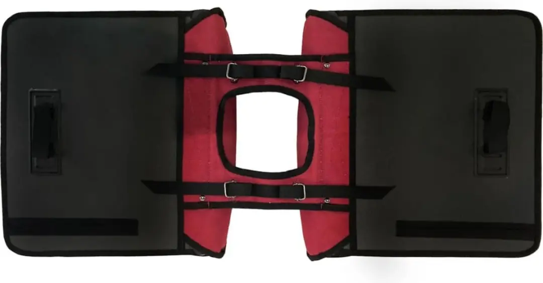 Willex Dubbele Fietstas Canvas 30 liter - Rood - afbeelding 6 van 6