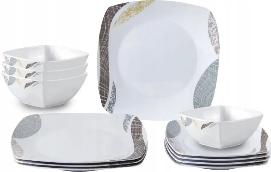 Merkloos Melamine Diner Set Midday Khadi