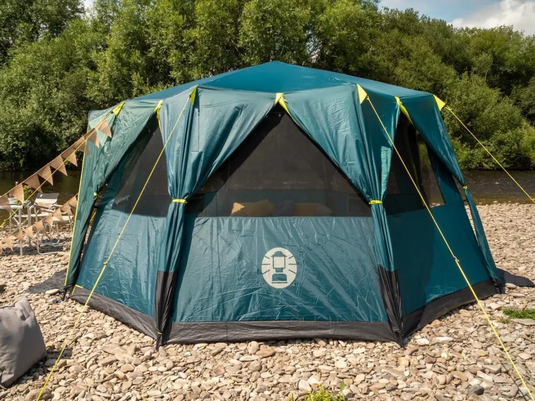 Coleman Octagon Blackout Koepeltent - 8 Persoons - Groen - afbeelding 3 van 6