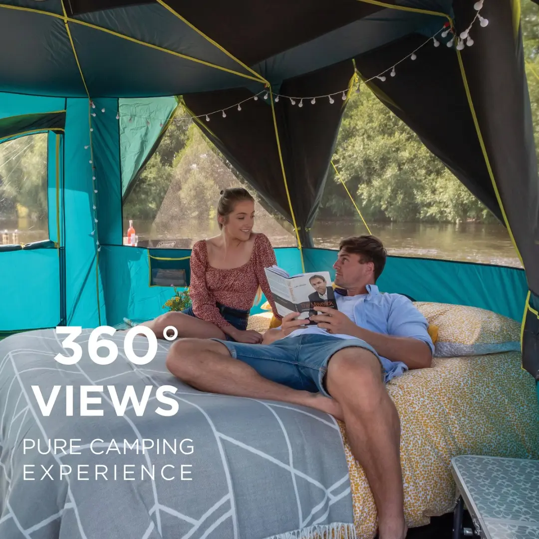 Coleman Octagon Blackout Koepeltent - 8 Persoons - Groen - afbeelding 5 van 6