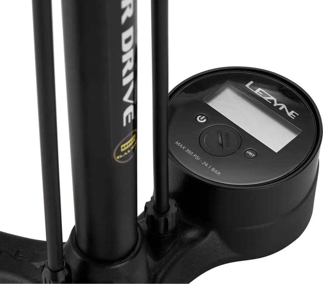 Lezyne Gravel Digital Drive - Vloerpomp - 3.5 inch digitale meter - 6.9 bar - afbeelding 6 van 6