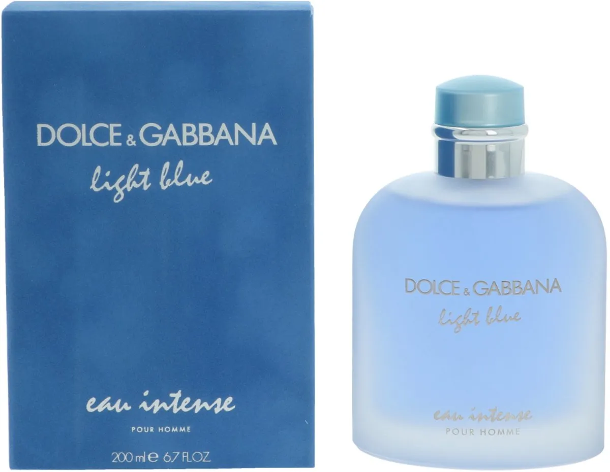 Dolce & Gabbana Light Blue Pour Homme Intense Eau de Parfum 200ml - afbeelding 2 van 6