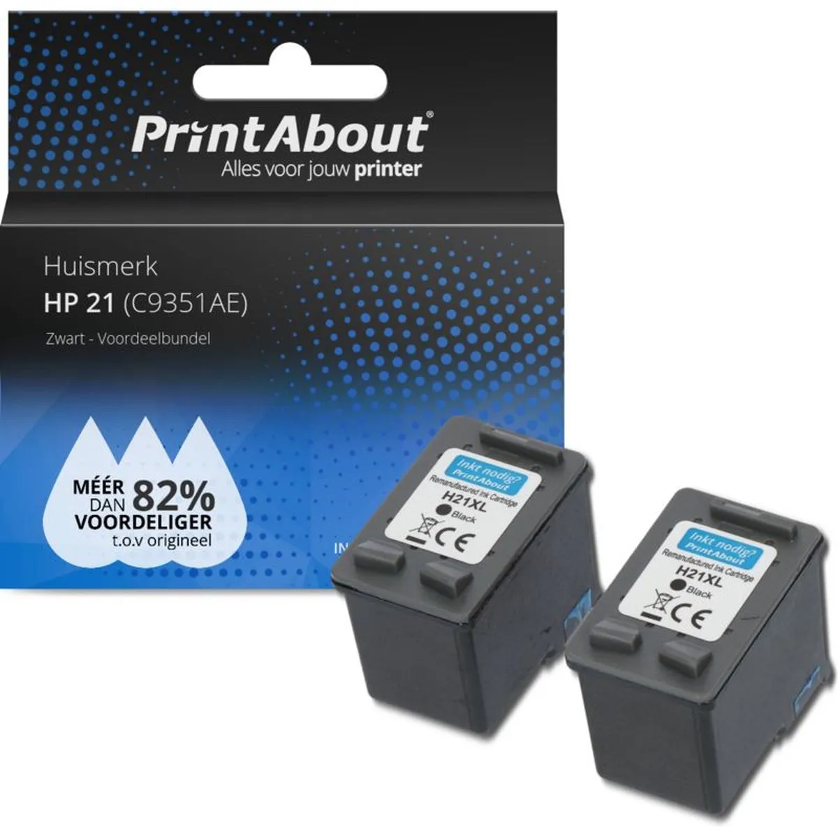 PrintAbout Inktcartridge C9351AE