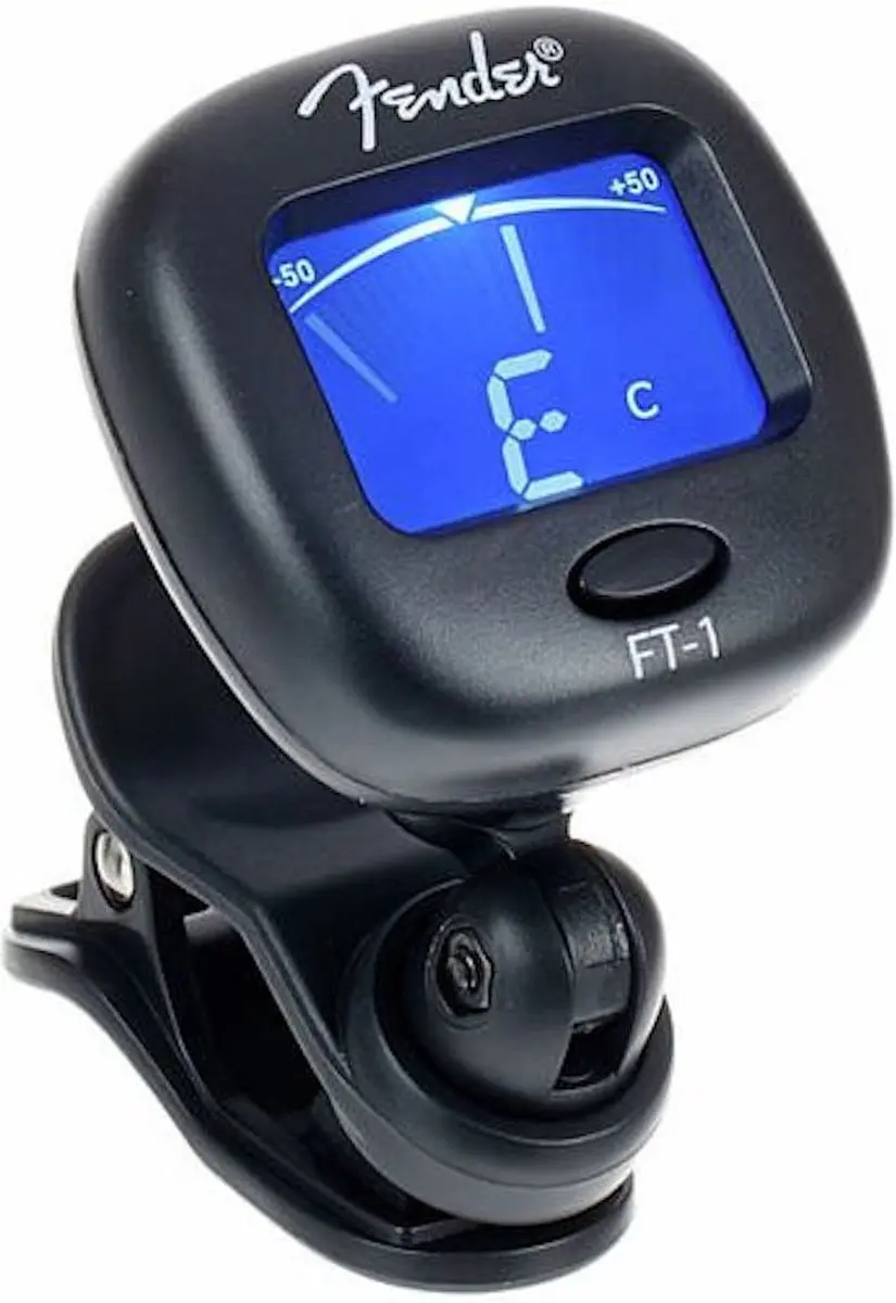 Fender FT-1 Pro Clip Tuner stemapparaat voor gitaar basgitaar ukelele ukulele en