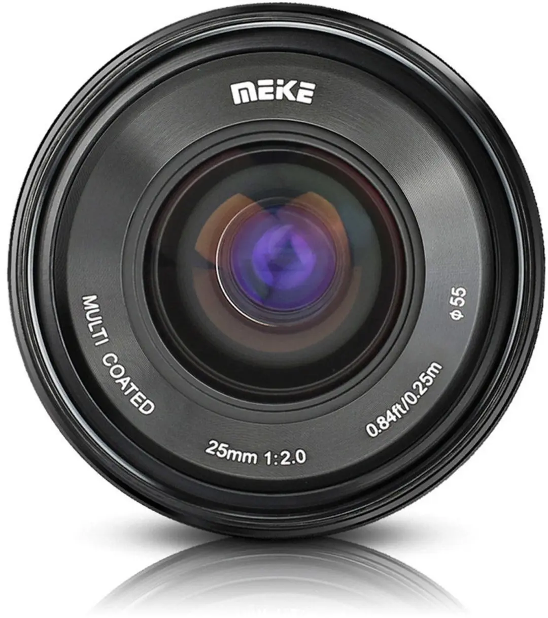 Meike MK 25mm F2 Canon EF-M objectief