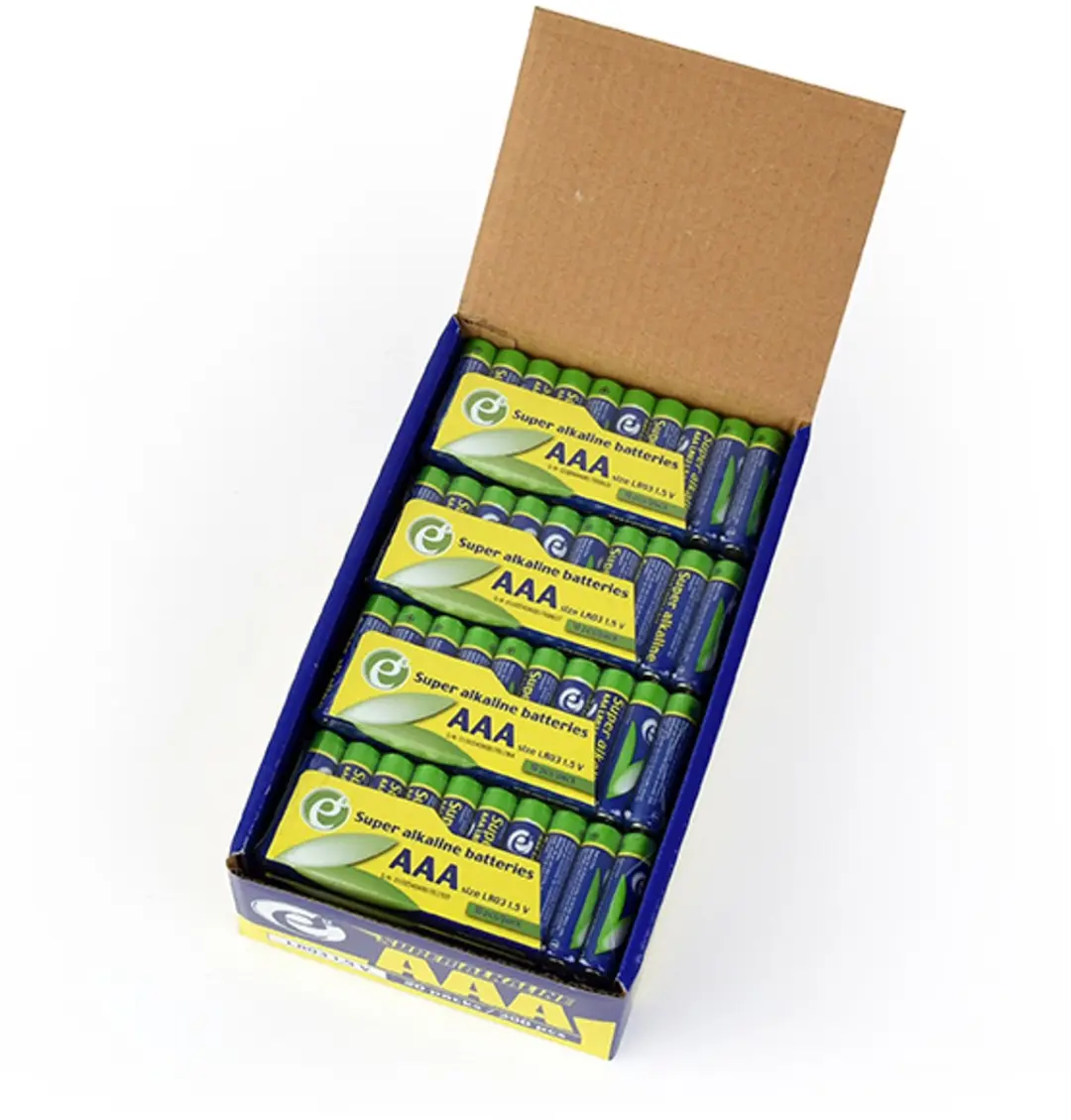 Gembird Super Alkaline AAA Batterijen - 10 stuks - afbeelding 4 van 6