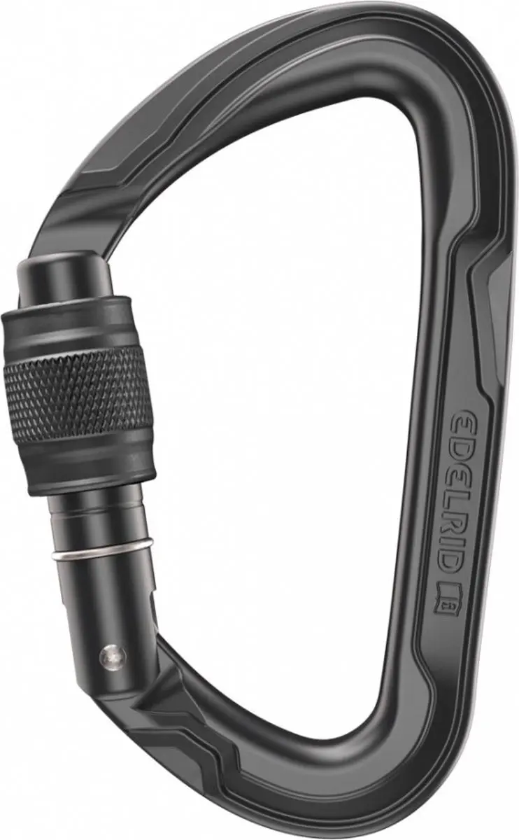 Edelrid Pure Screw III D-vormige karabijnhaak - Groen - afbeelding 4 van 6
