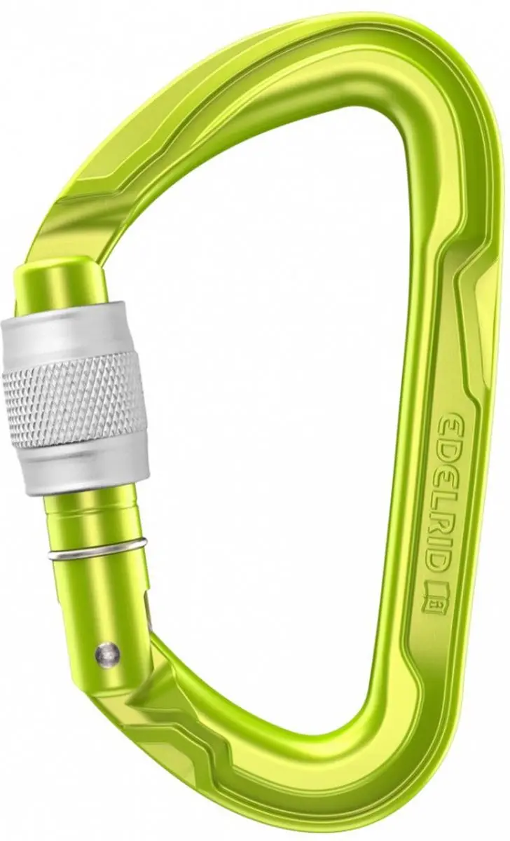 Edelrid Pure Screw III D-vormige karabijnhaak