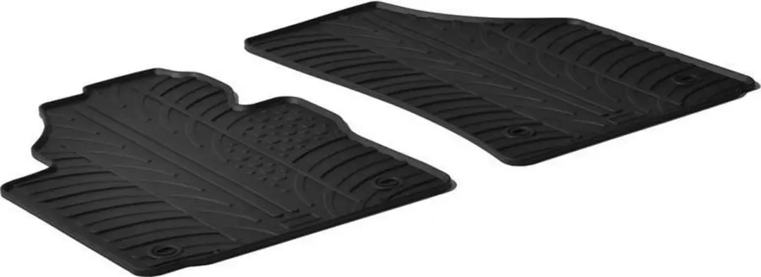 Gledring Rubbermatten passend voor Volkswagen Caddy 2004-2015 & 2015- (G profiel