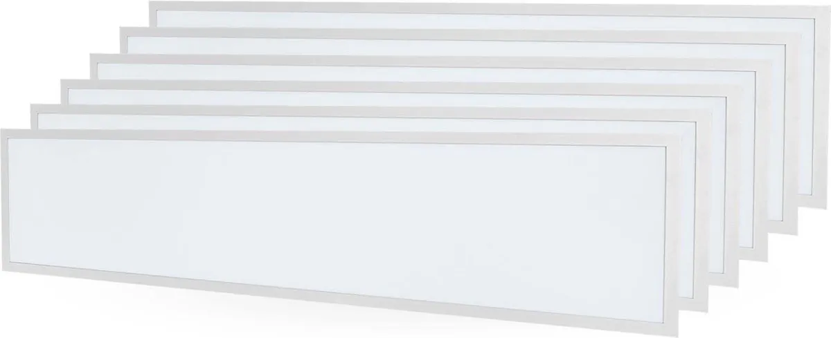 LEDVION 6x LED Paneel 120x30cm 36W 6500K