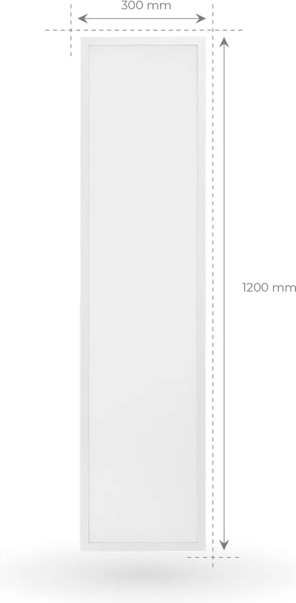 LEDVION 6x LED Paneel 120x30cm 36W 6500K - 24 Stuks