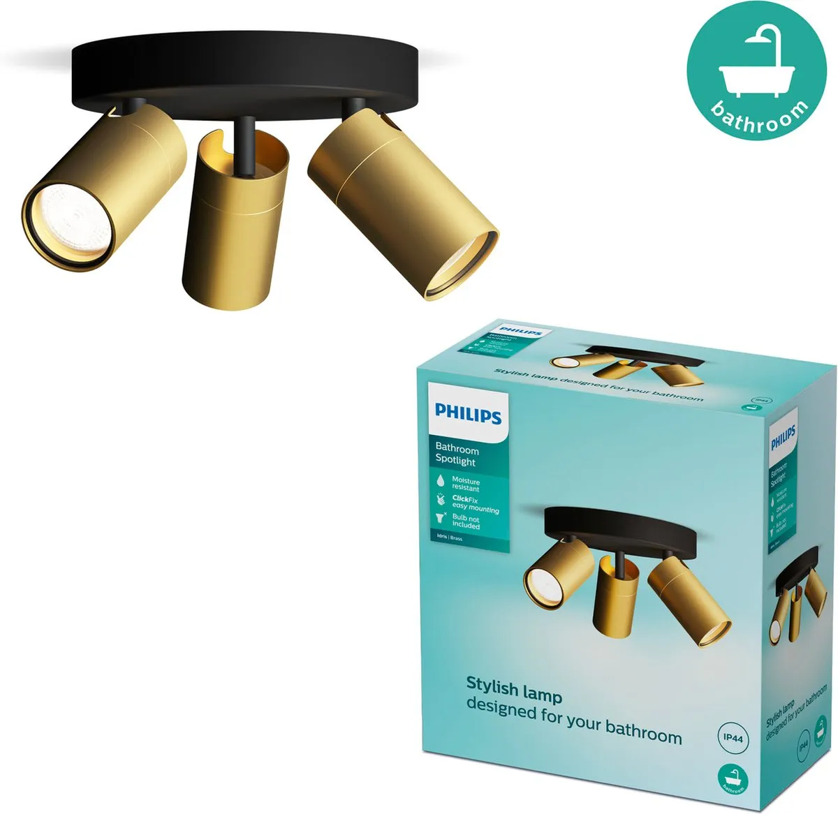 Philips Idris Plafondspot 3x5W