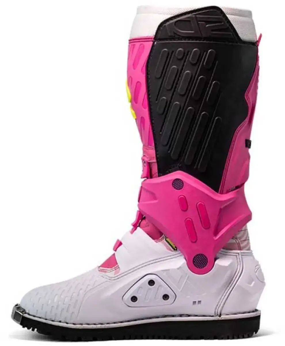 Sidi Crossair HD Billy Bolt Crosslaarzen - Wit/Roze - 43 - afbeelding 6 van 6