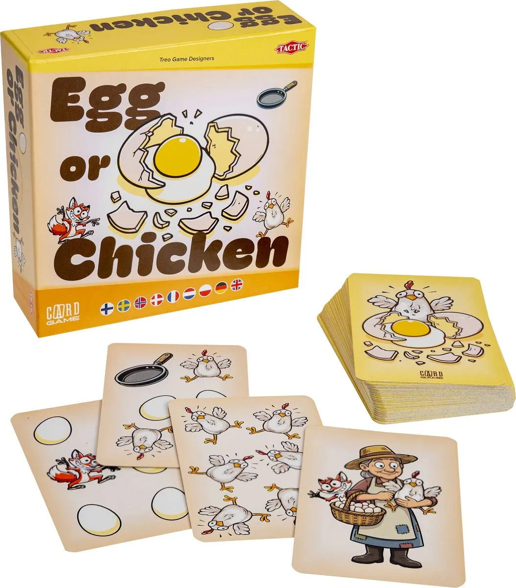 Tactic Egg or Chicken Kaartspel - 2-6 Spelers